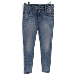 Silver Jeans Co Skinny Jeans Womens 31 Blue Vintage High Rise Stretch Streetwear